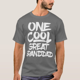 Mens One Cool Great Granddad Grandfather Fathers T-Shirt