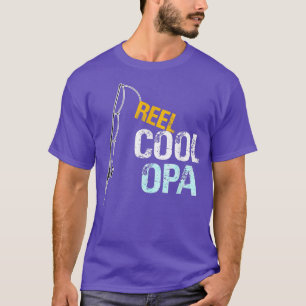Mens Opa from Granddaughter Grandson Reel Cool Opa T-Shirt