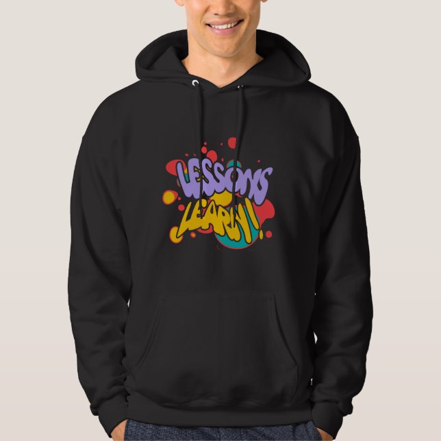 MEN'S PAINT SPLASH LESSONS LEARN PULLOVER HOODIE  (Devant)