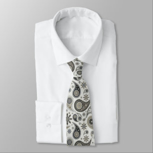 Mens Paisley Pattern Neck Tie