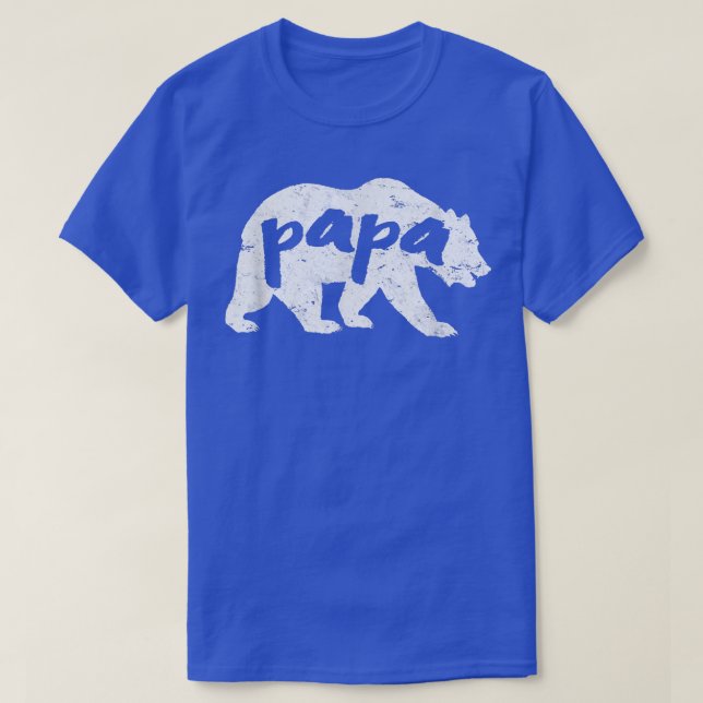 Mens Papa Bear Shirts for Men Dad Shirt Father's D (Design Front)