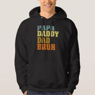 Mens Papa Daddy Dad Bruh Who Loves From Son Boys F Hoodie