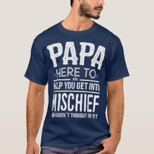 Mens Papa Tee from Grandchildren Funny Grandfathe
