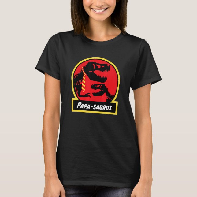 Mens Papasaurus Dinosaur for Dads Jurassic rex Men T-Shirt (Front)