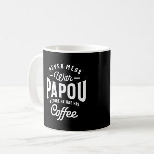 Mens Papou Grandpa Gifts Worlds Greatest Papou Coffee Mug