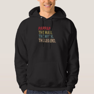 Mens Pappap The Man The Myth The Legend Grandpa Fa Hoodie