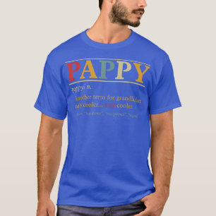 Mens Pappy s Grandpa Father's Day Funny Pappy Defi T-Shirt