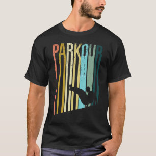 Mens Parkour Parkour Retro T-Shirt
