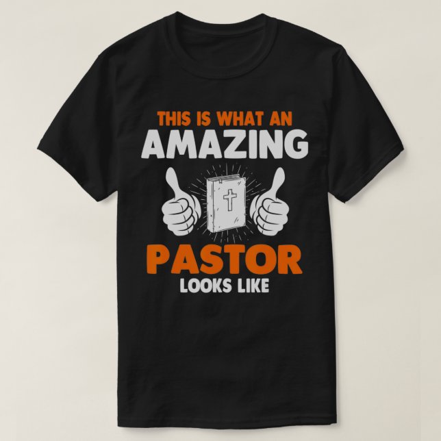 Mens Pastor Religious Church  T-Shirt (Design Front)