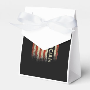 Mens Patriotic Electrician Gifts American Usa Flag Favor Box