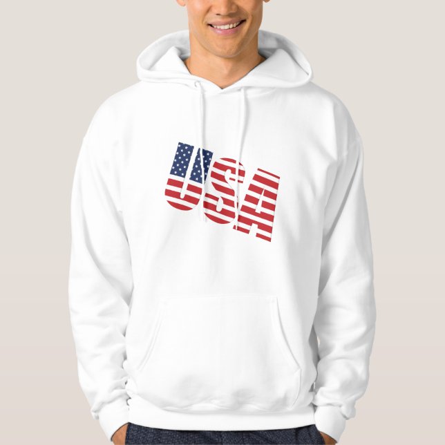 Men's Patriotic Hoodie (Front)