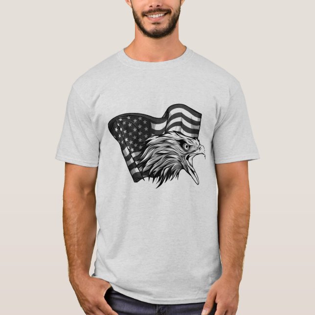 Men's Patriotic T-shirt (Front)