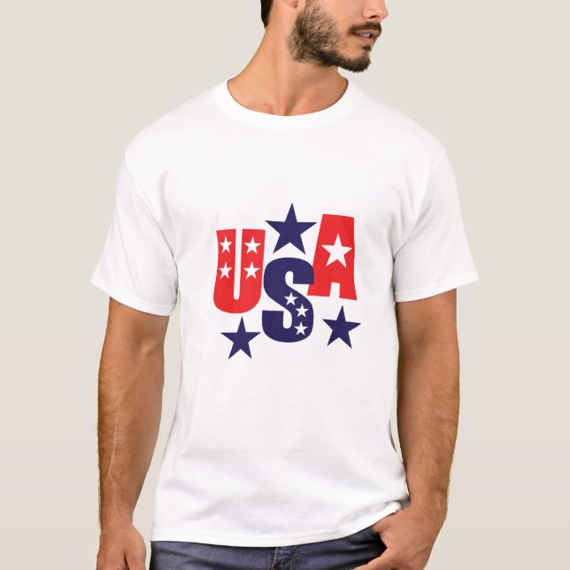 Men's Patriotic T-shirt (Front)