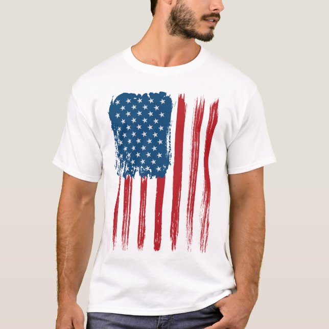 Men's Patriotic T-Shirt (Front)