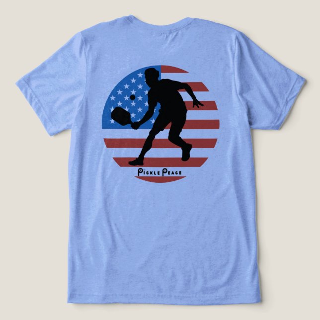 Mens patriotic Tri-Blend shirt (Design Back)