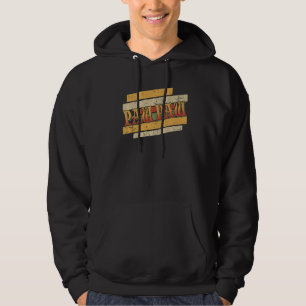 Mens Paw Paw Retro Vintage Stepdad Stepfather Hoodie