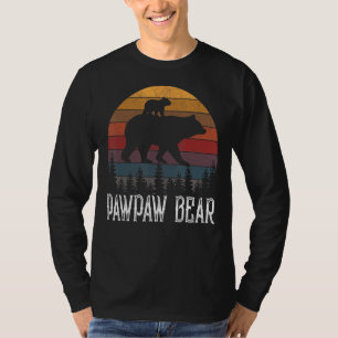Mens Pawpaw Bear Vintage Father's Day For Retro D T-Shirt