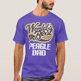 Mens Peagle Dog Dad Fathers Day Pet Gift T-Shirt
