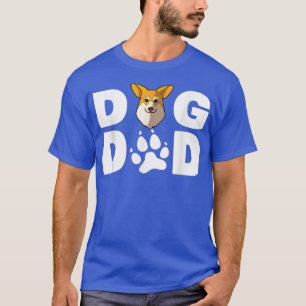 Mens Pembroke Corgi Dog Dad Funny Pembroke Corgi D T-Shirt