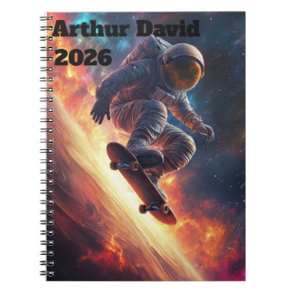 Men's Personalised 2026 Spiral Photo Notebook
