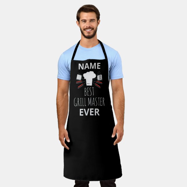 Men's Personalized All-Over Print Apron (Worn)