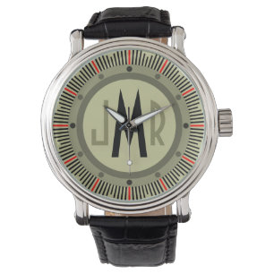 Mens Personalized Monogram Watch