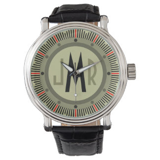 Mens Personalized Monogram Watch