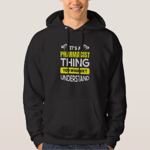 Mens Pharmacist For Men & Pharmacy Technician Hoodie