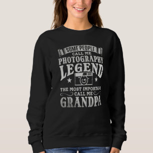 Mens Photograph Grandpa Photography Grandpa Photog Sweatshirt