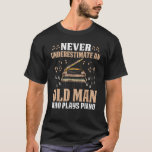 Mens Piano Player  Pianist Old Men Classical Music T-Shirt<br><div class="desc">Mens Piano Player  Pianist Old Men Classical Musician Piano.</div>