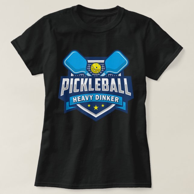 Mens Pickleball Heavy Dinker Funny Pickleball Appa T-Shirt (Design Front)