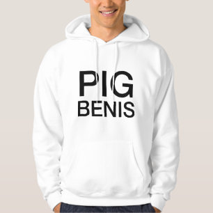 Mens PIG BENIS Hoodie