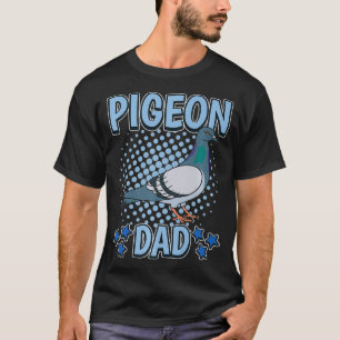 Mens Pigeon Dad Daddy Fathers Day Pigeon Premium T-Shirt