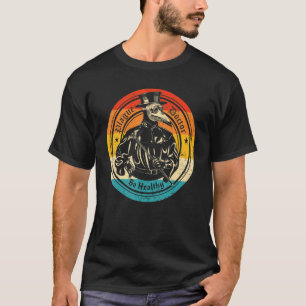 Mens Plague Doctor  Sunset Retro Vintage Medievel  T-Shirt