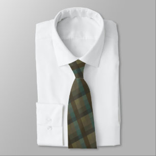 Mens Plaid Traditional  Design Tie