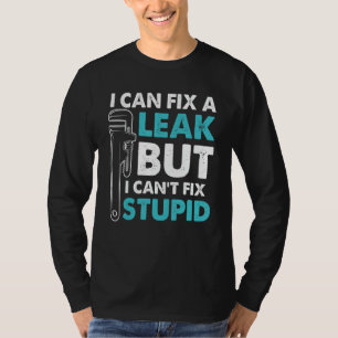 Mens Plumber Quote Plumbing Tradesmen Quote Wrench T-Shirt