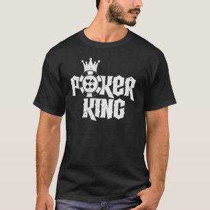 Mens Poker King Texas Hold'em Gambling Pot Cards P T-Shirt