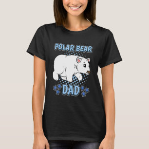 Mens Polar Bear Dad Daddy Polar Bear T-Shirt