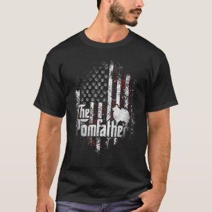 Mens Pomeranian Father Dad The Pom Father Dog T-Shirt