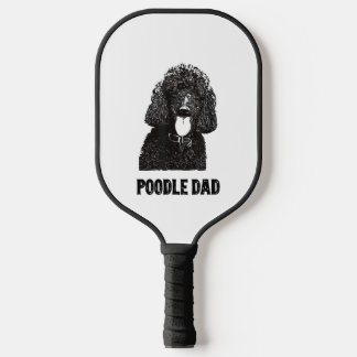 Mens Poodle Dad - Standard Poodle Dad Pickleball Paddle