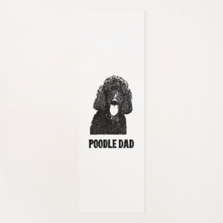 Mens Poodle Dad - Standard Poodle Dad Yoga Mat
