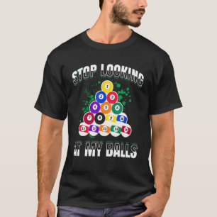 Mens Pool Billiard For Pool Player Billiard Player T-Shirt