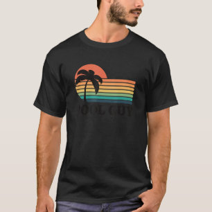 Mens Pool Guy Retro Sunset 1 T-Shirt