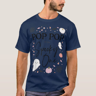 Mens Pop Pop of the Spooky One Girl First Birthday T-Shirt
