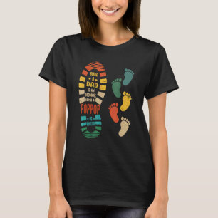 Mens Poppop    Poppop Shoe With Little Footprints T-Shirt