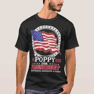 Mens Poppy For President T-Shirt