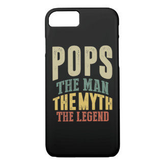 Mens Pops The Man Myth Legend Father Gift Case-Mate iPhone Case