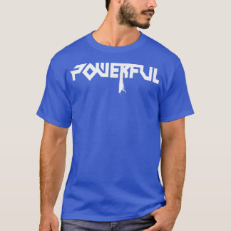 Mens POWERFUL Gym Fitness Workout Bodybuilding Mot T-Shirt