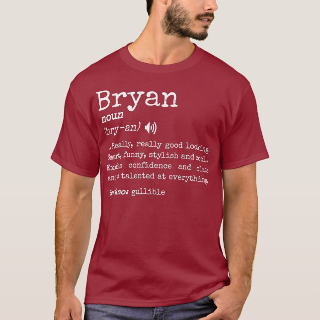 Mens Prank First Name Meaning Dictionary Funny T-Shirt (Front)