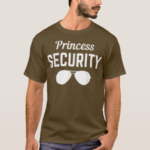 Mens Princess Security Dad Grandpa Husband Boyfrie T-Shirt
